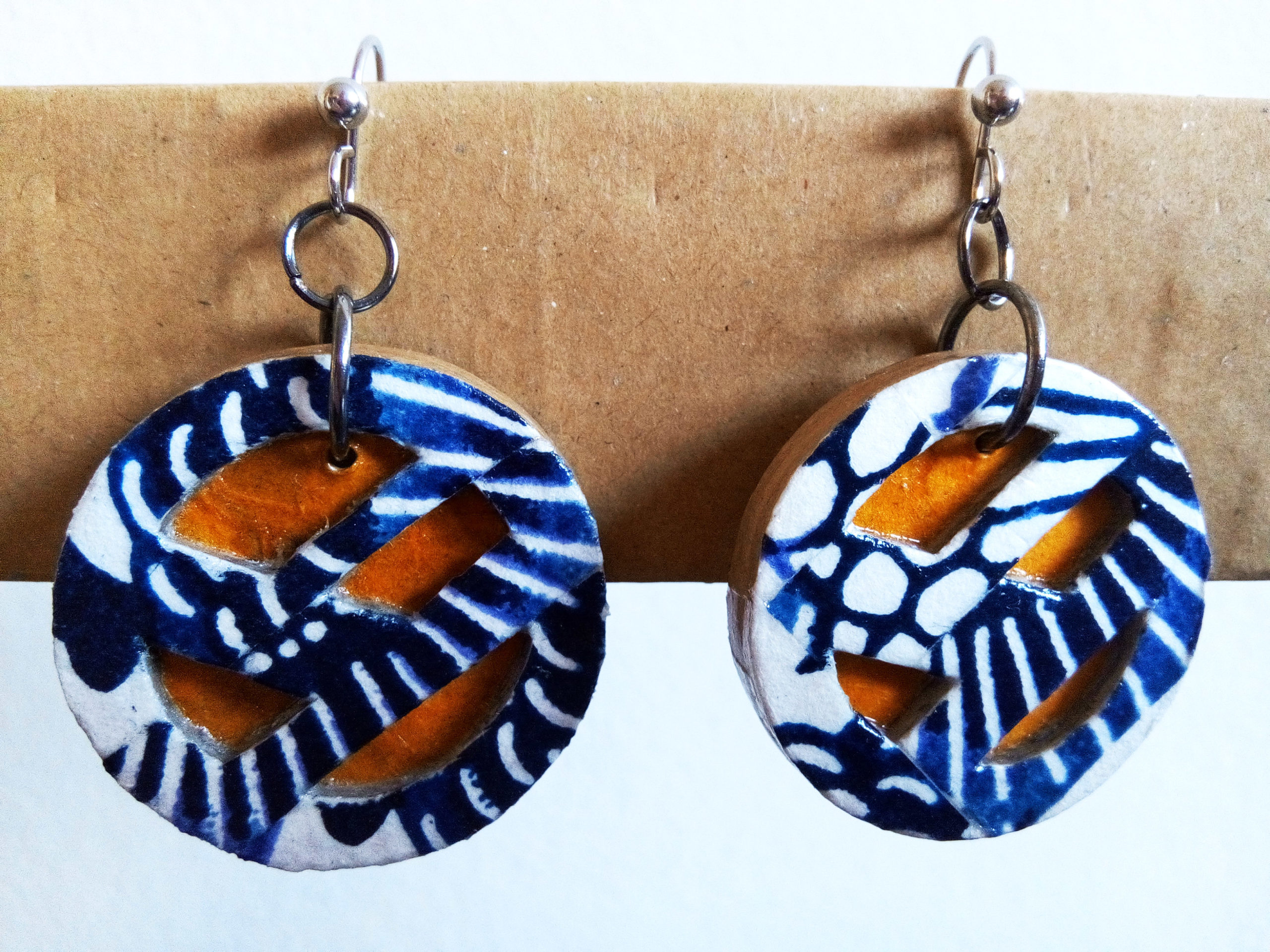 Boucles d'oreilles pastèque