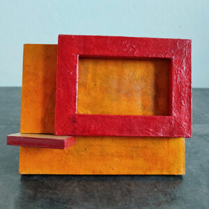 Petit Cadre photo rouge et orange